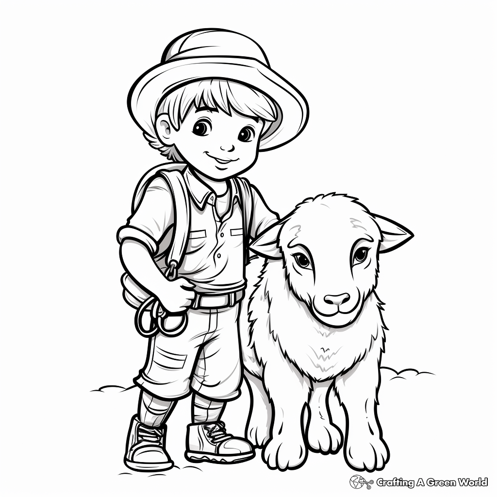 Shepherd coloring pages