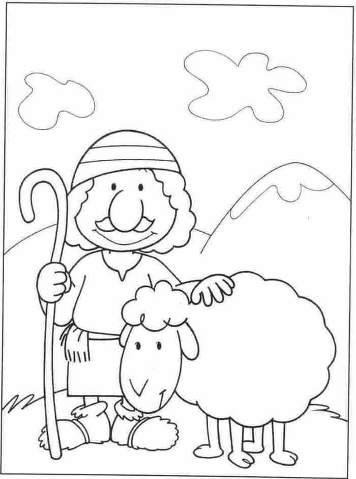 Coloring pages of sheep and shepherds jesus coloring pages coloring pages bible coloring pages