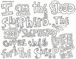 Good shepherd coloring pages