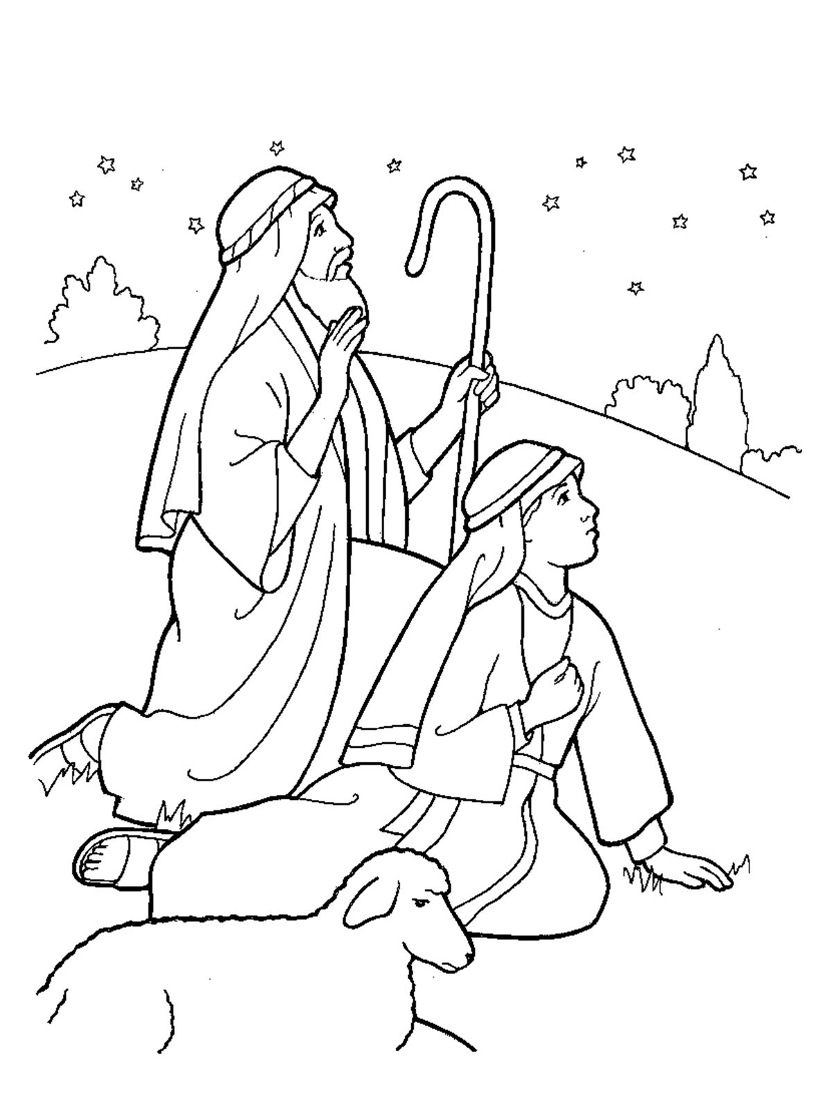 Christs shepherds coloring page christmas coloring pages christmas coloring sheets nativity coloring pages