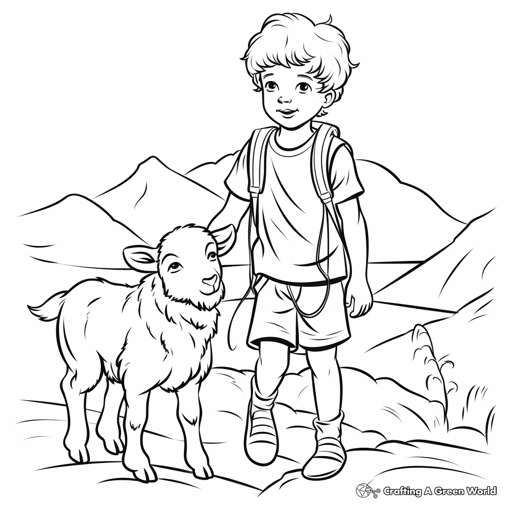 Shepherd coloring pages