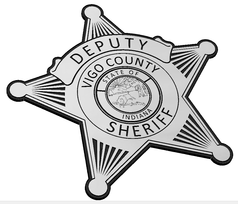 Vigo county indiana star sheriff badge â patriot nation designs