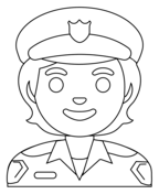 Police coloring pages free printable pictures