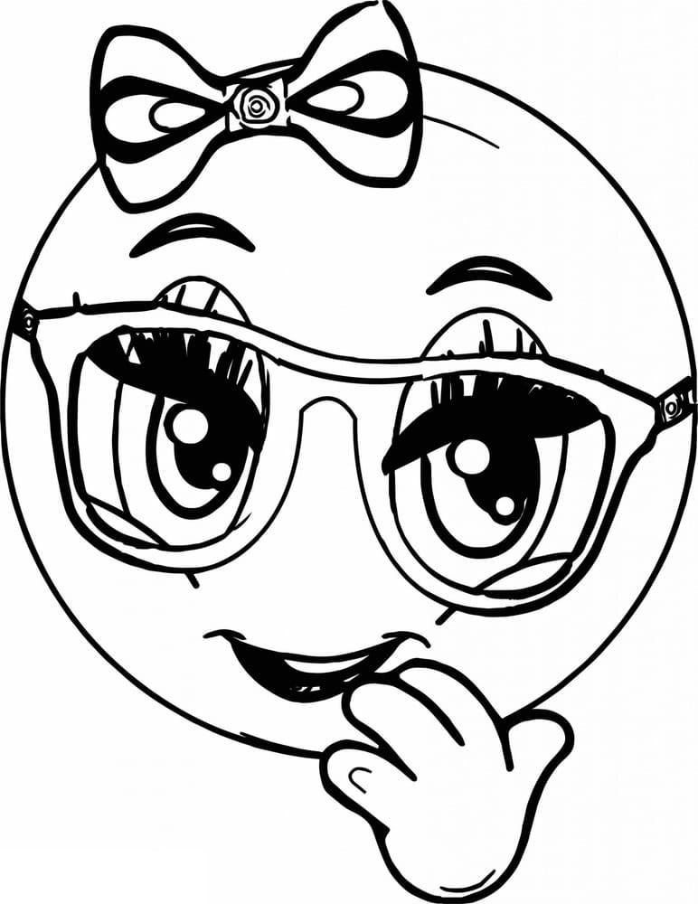 Emoji coloring pages