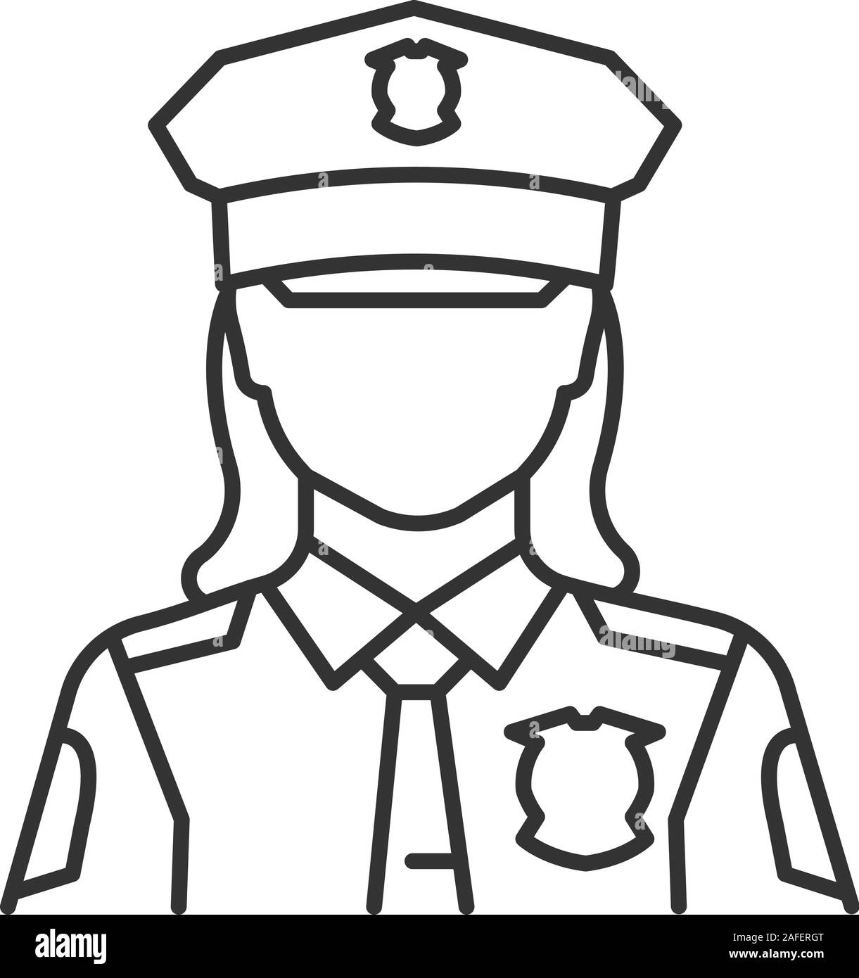 Drawing police cut out stock images pictures