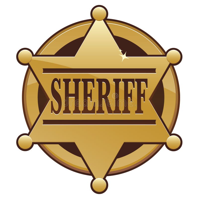 Sheriff badge stock illustrations â sheriff badge stock illustrations vectors clipart