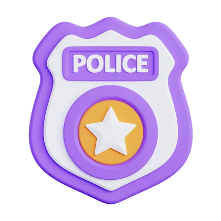 D police badge illustrations