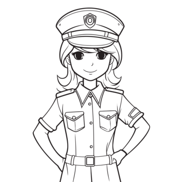 Police officer png vector psd and clipart with transparent background for free download