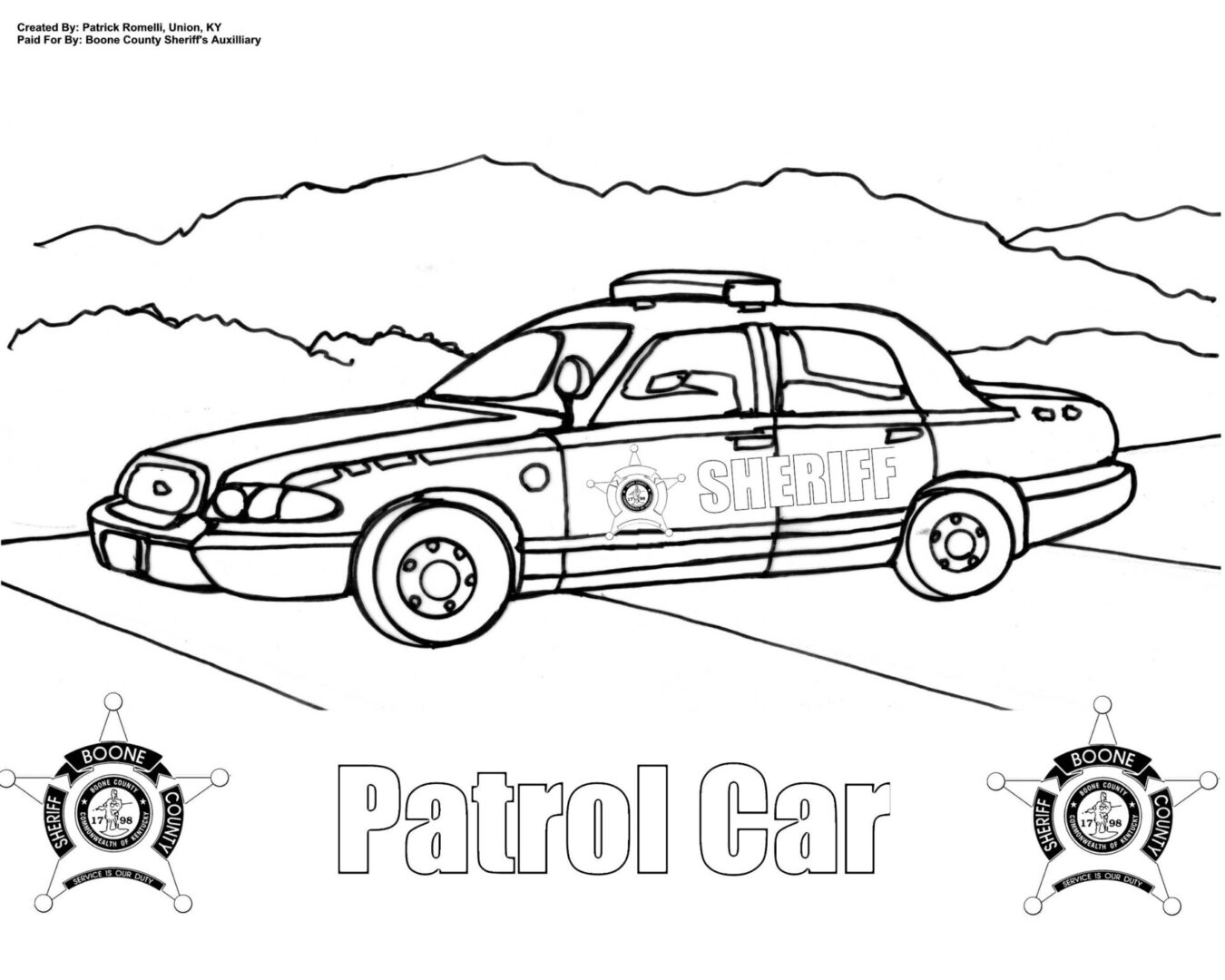 Coloring pages boone county sheriffs office