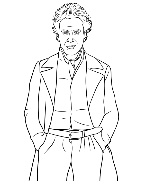 Robert downey jr coloring page sherlock