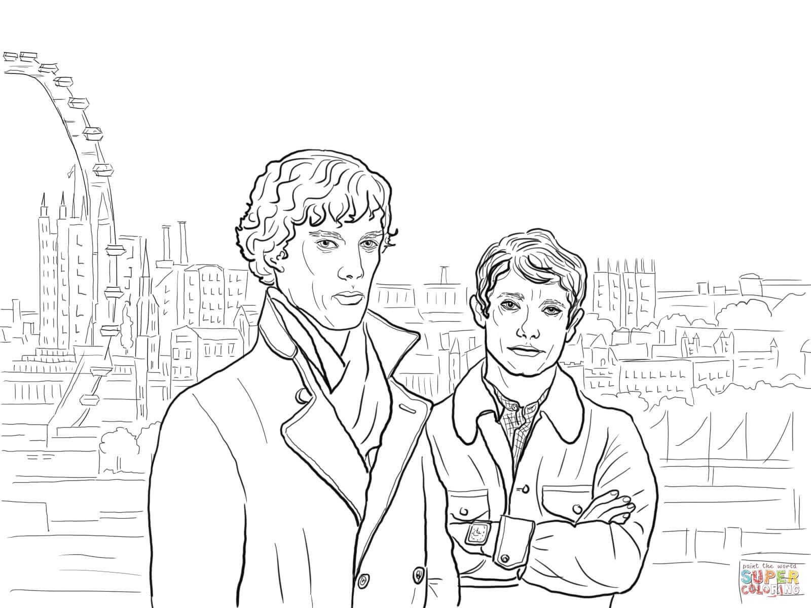 Image result for sherlock holmes coloring pages coloring pages sherlock bbc sherlock