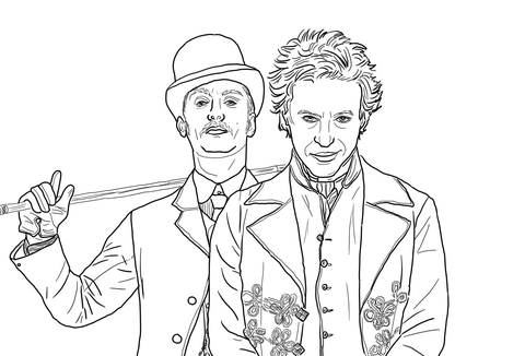 Sherlock holmes coloring pages free coloring pages