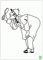 Sherlock holmes coloring pages