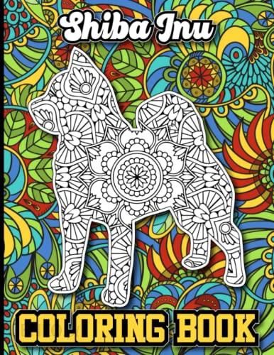 Shiba inu coloring book mandala style unique shiba inu coloring pages for adults stress relief and relaxation