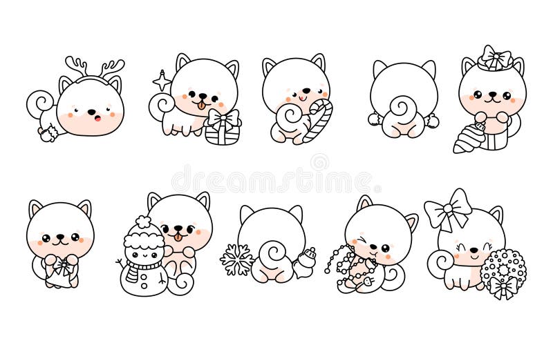 Shiba inu clipart stock illustrations â shiba inu clipart stock illustrations vectors clipart