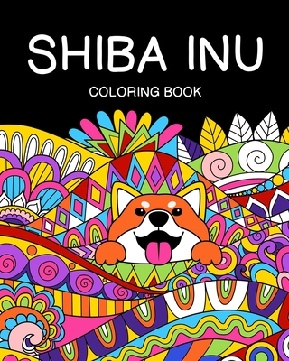 Shiba inu coloring book cute gift for dog lovers by malianimali publishing