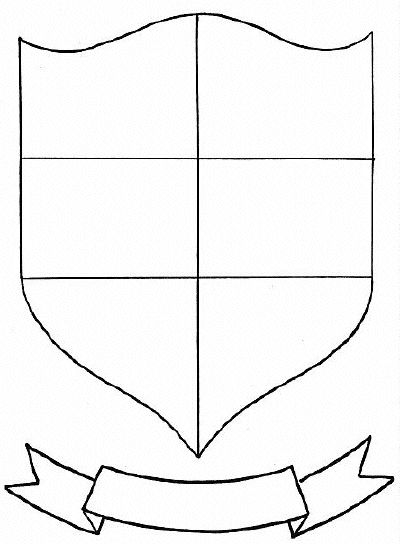 Stemma vuoto picture this writing ideas coat of arms shield template family crest template coat of arms