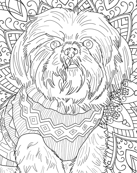 Best coloring books for dog lovers