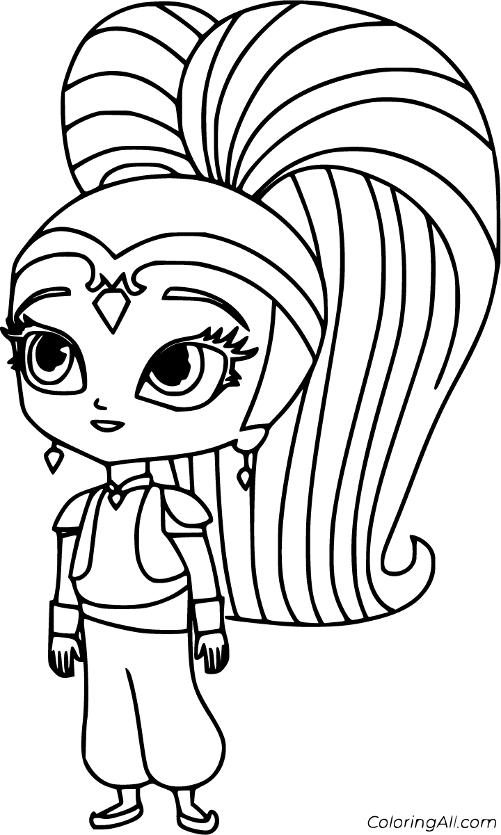 Free printable shimmer and shine coloring pages in vector format easy to print from any device and auâ cartoon coloring pages coloring pages shimmer n shine