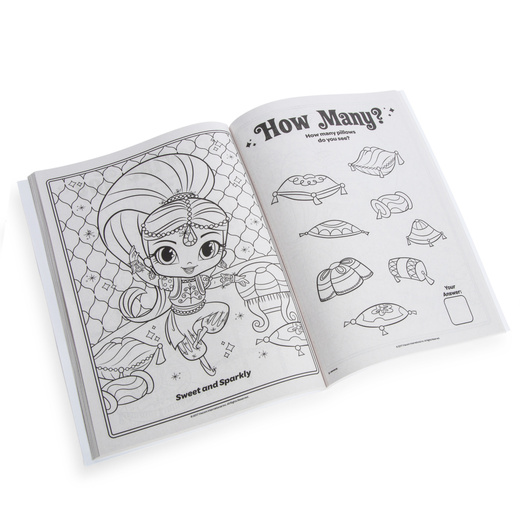 Nickelodeon shimmer and shine coloring book let go have fun