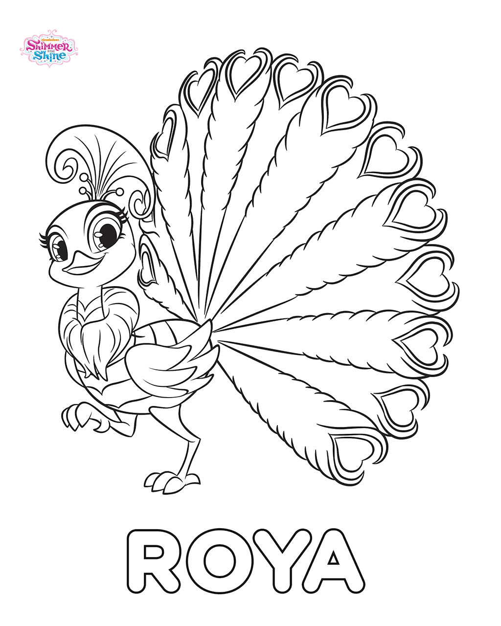 Shimmer and shine coloring pages