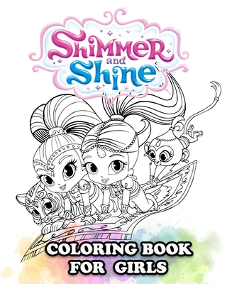 Shimmer and shine coloring book for girls great activity book to color all your favorite characters in shimmer and shine paperback wild rumpus