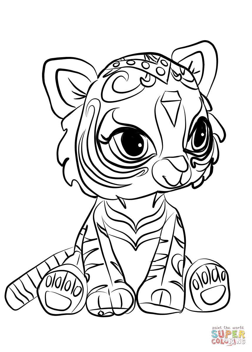 Nahal from shimmer and shine coloring page free printable coloring pages