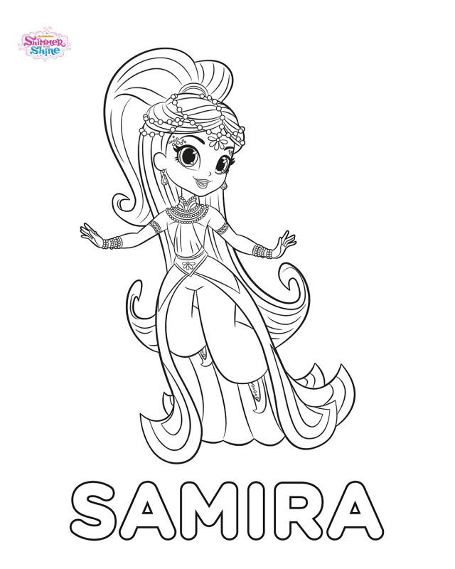 Shimmer and shine coloring pages cartoon coloring pages puppy coloring pages coloring pages