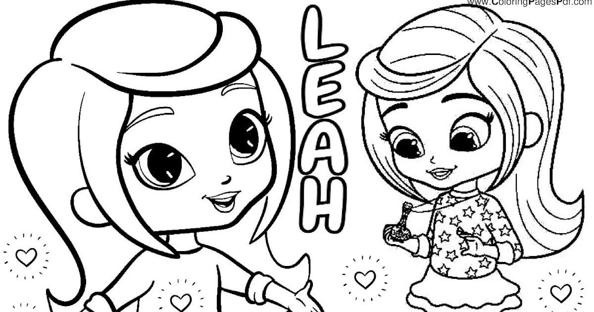 Leah shimmer and shine coloring pages rcoloringpagespdf