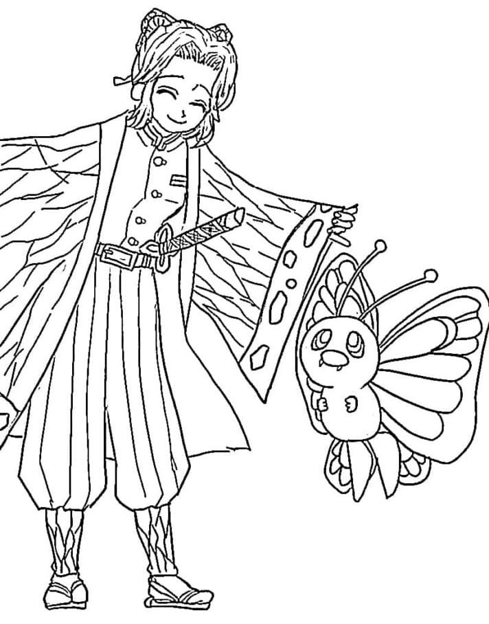 Demon slayer coloring pages