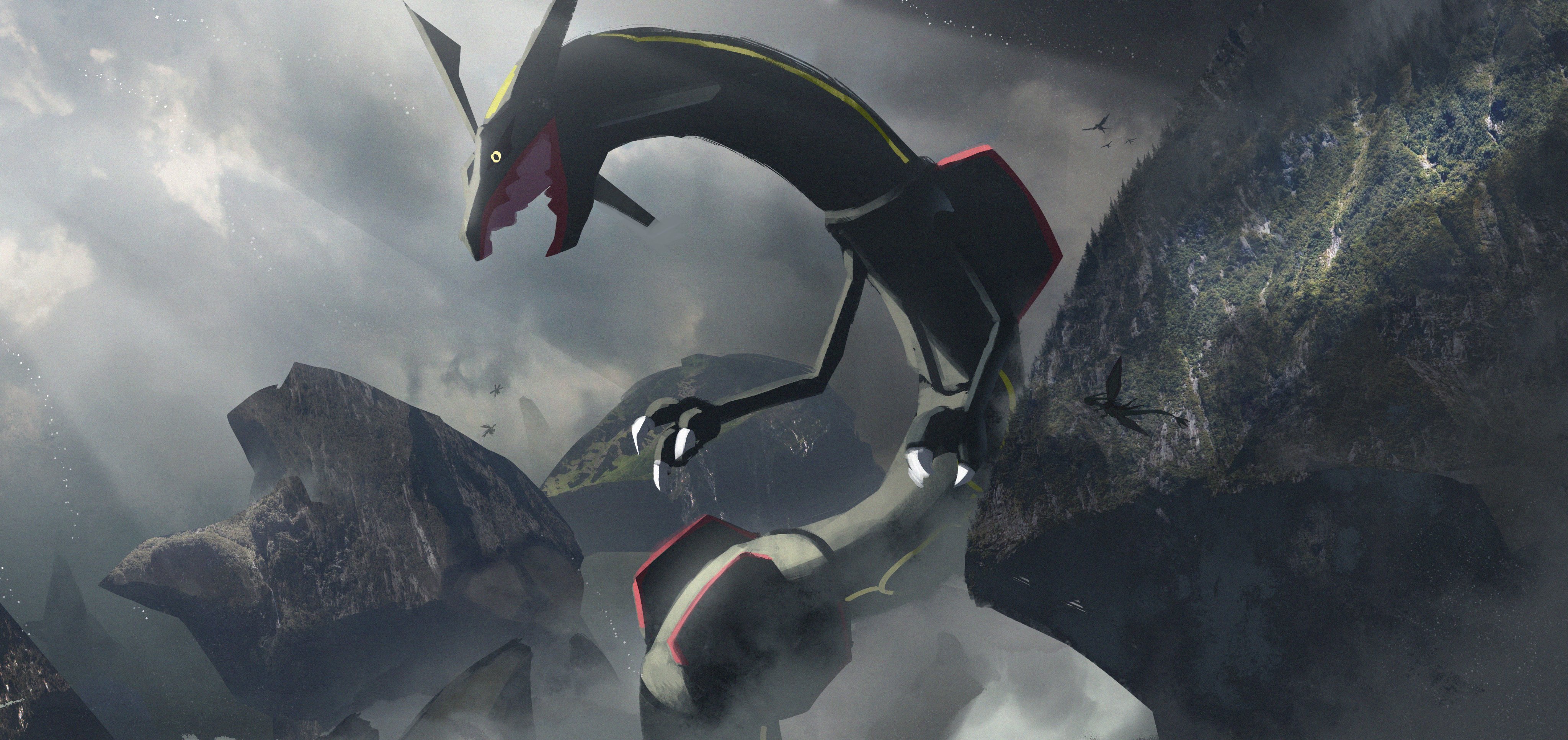 Shiny Rayquaza wallpaper by AUSTIZARD - Download on ZEDGE™