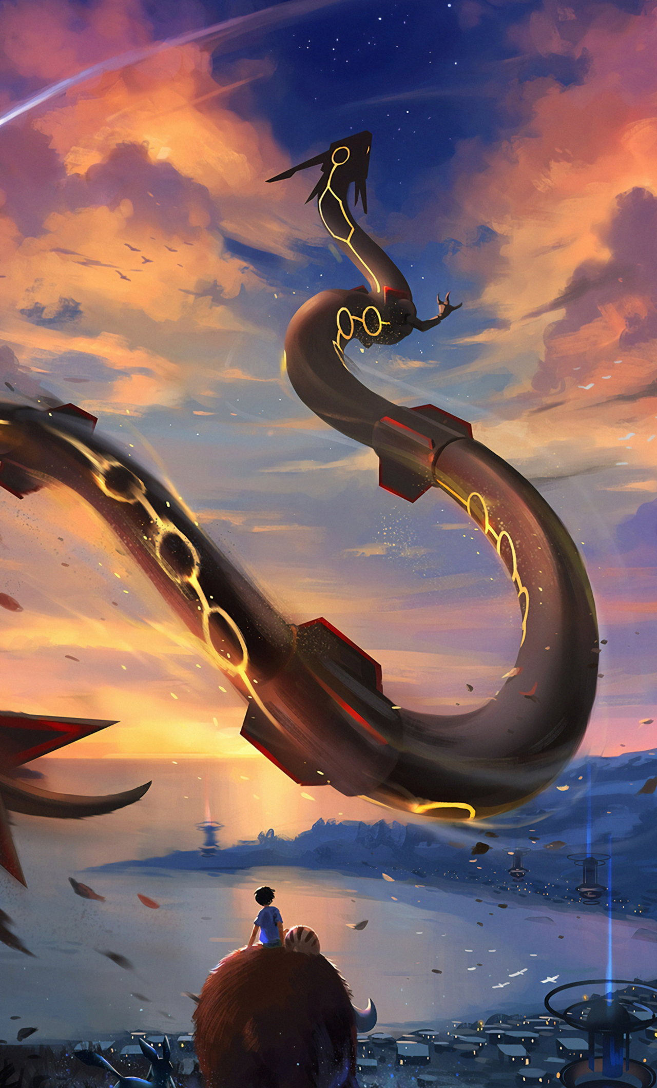 Shiny Rayquaza wallpaper by AUSTIZARD - Download on ZEDGE™