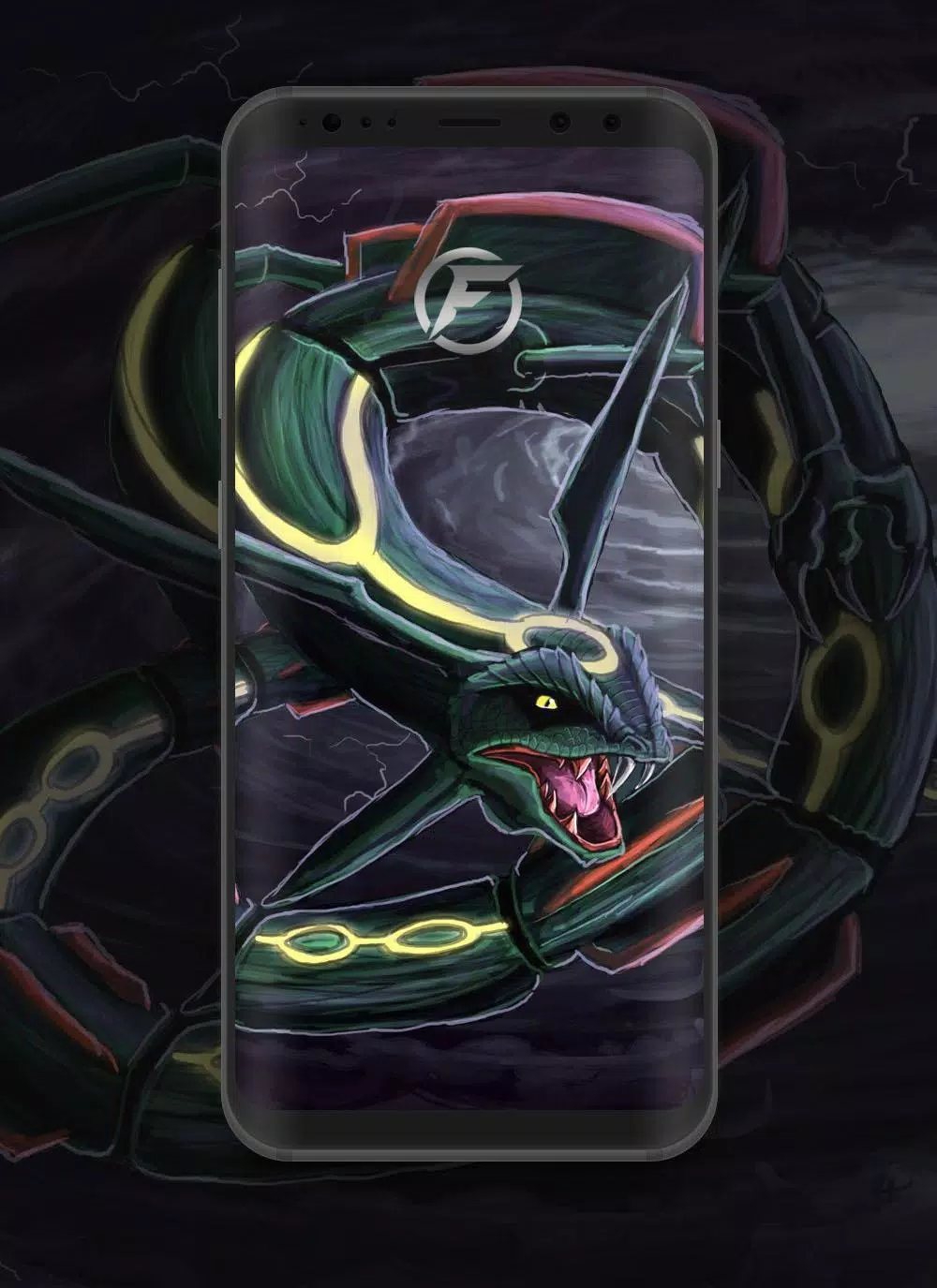 Shiny Rayquaza wallpaper by AUSTIZARD - Download on ZEDGE™