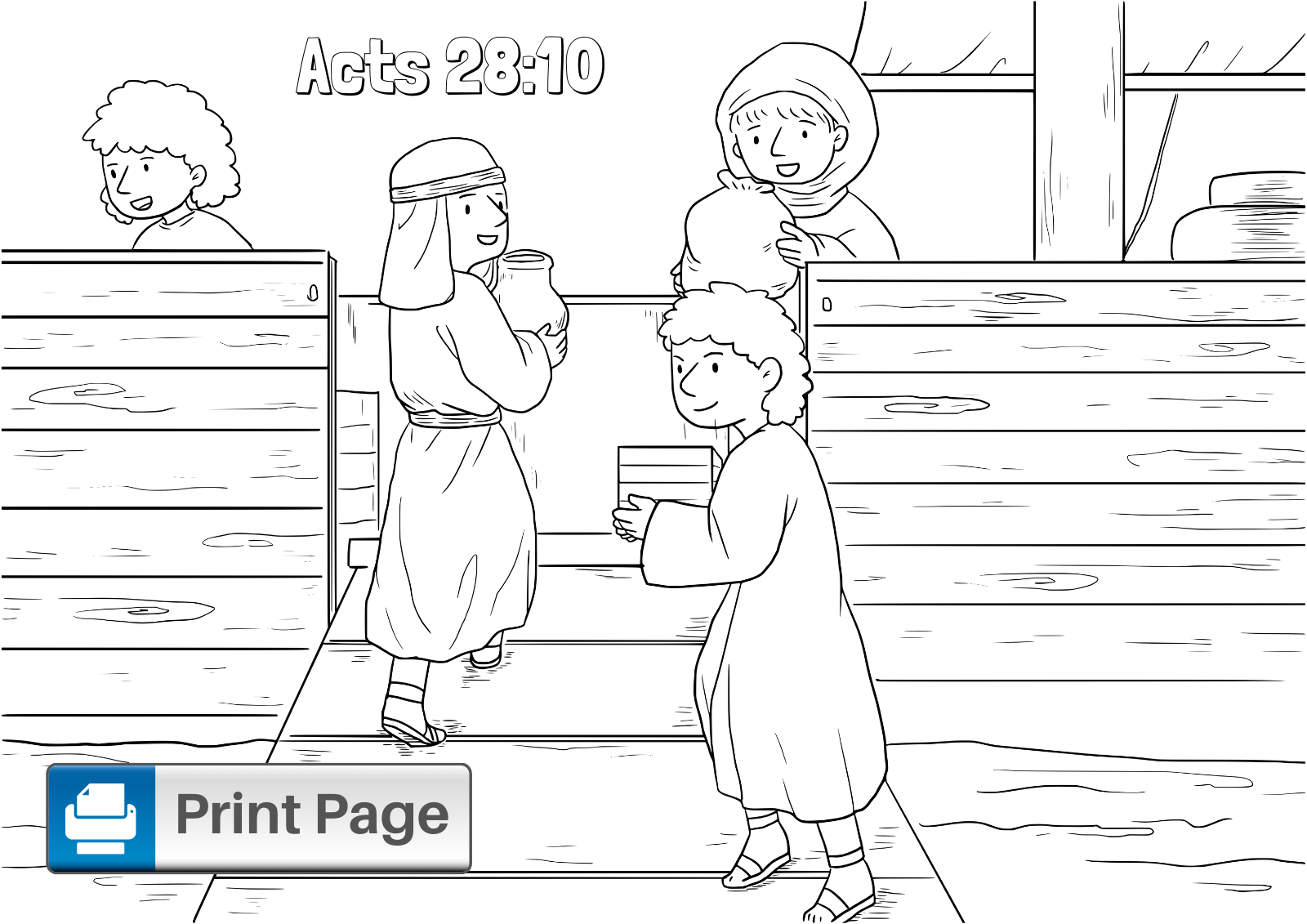 Paul shipwrecked coloring pages for kids free printables â connectus