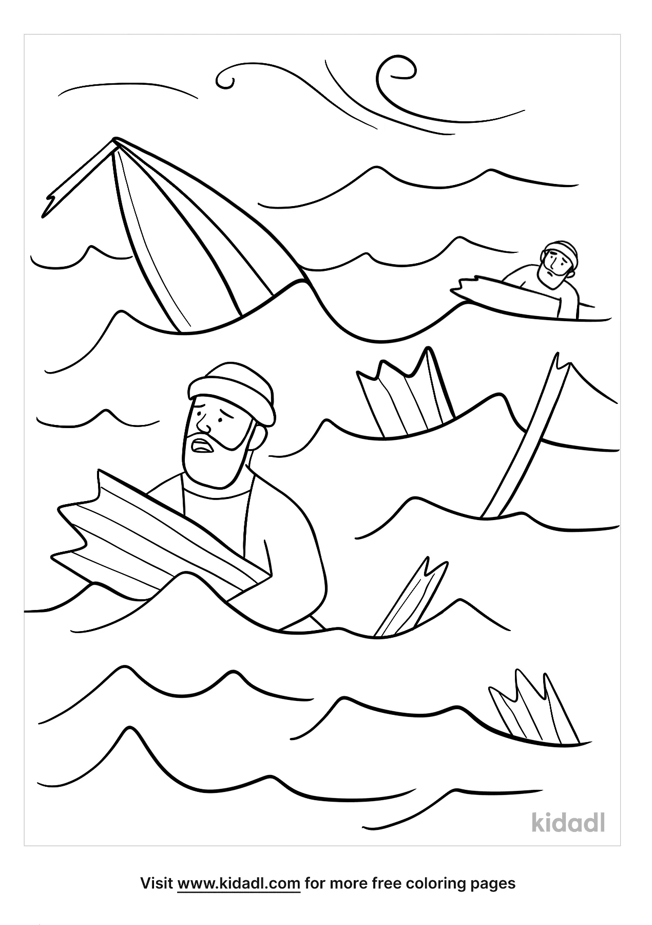 Free paul shipwrecked coloring page coloring page printables