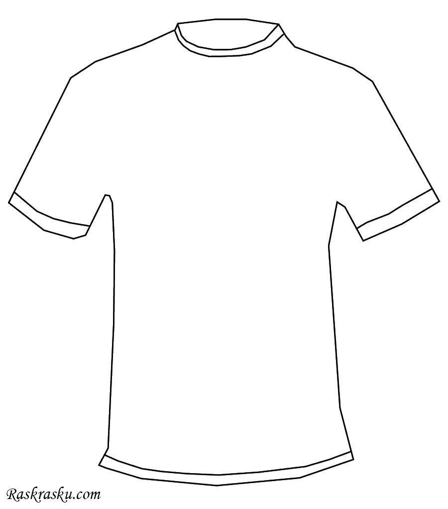 Online coloring pages coloring page t shirt clothing download print coloring page