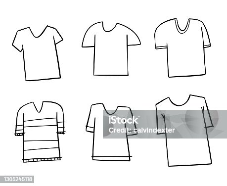 T shirt coloring page stock illustrations royalty