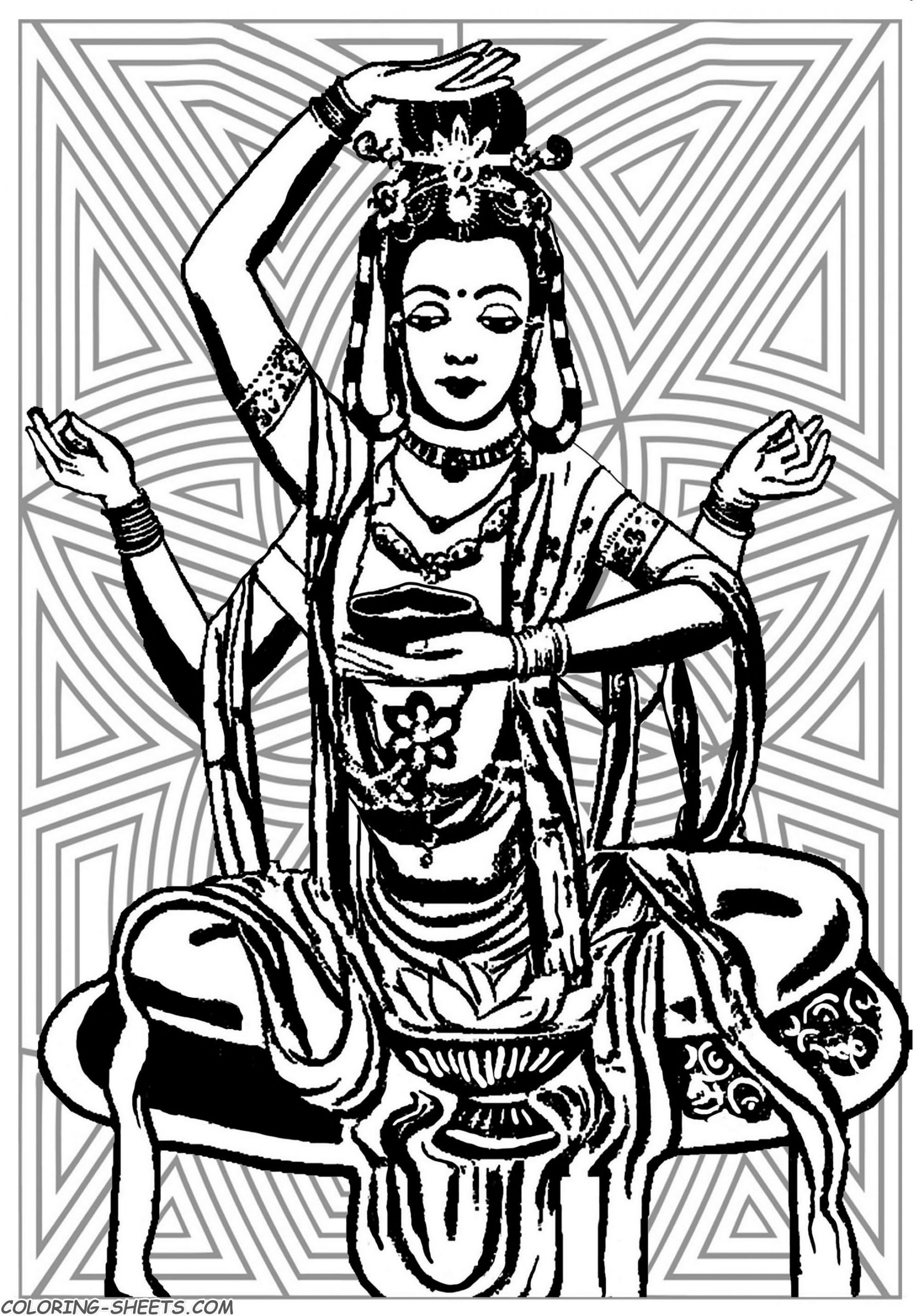 Shiva coloring pages printable images high quality