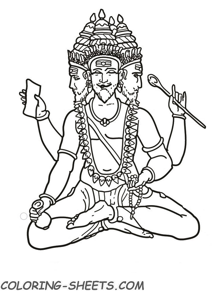 Shiva coloring pages printable images high quality