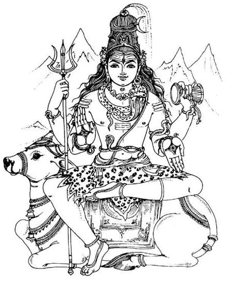 Lord shiva louring pages