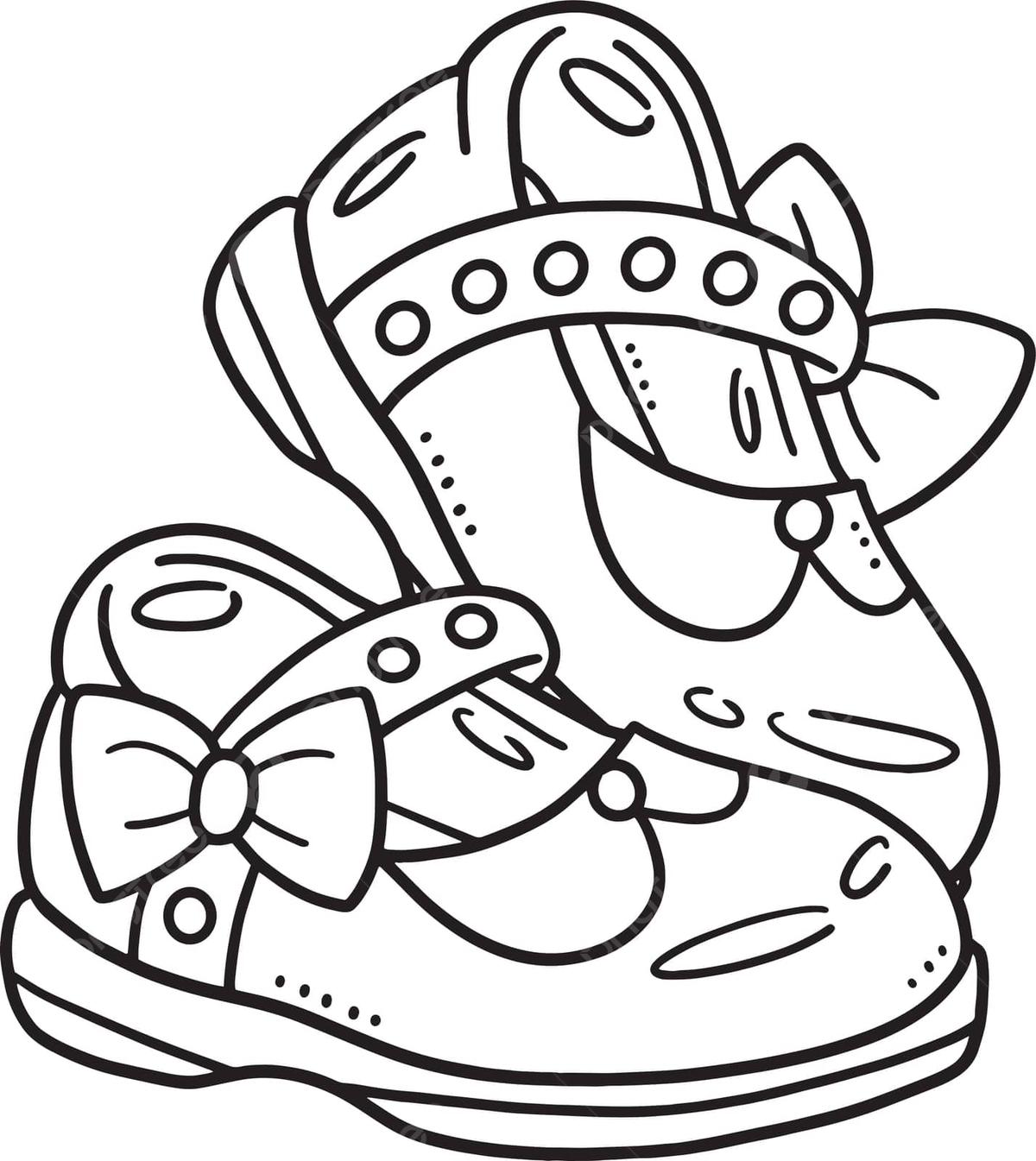 Shoes isolated coloring page for kids silhouette hand drawn colouring book vector book drawing shoe drawing ring drawing png and vector with transparent background for free download