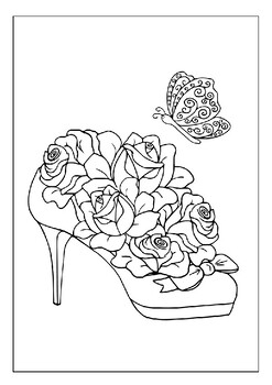 Unleash your imagination with our printable shoes coloring pages for kids pdf