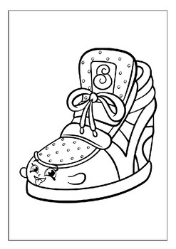 Unleash your imagination with our printable shoes coloring pages for kids pdf