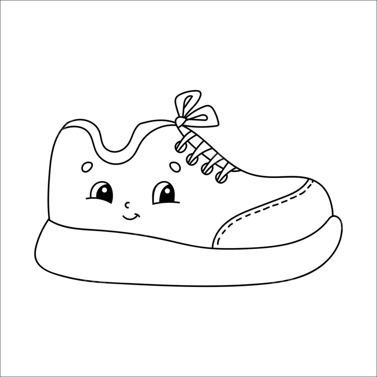 Sneaker shoes coloring contour book book drawing shoe drawing ring drawing png and vector with transparent background for free download