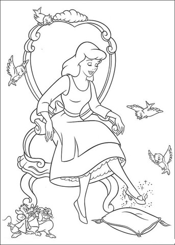 The shoe finds its owner coloring page free printable coloring pages