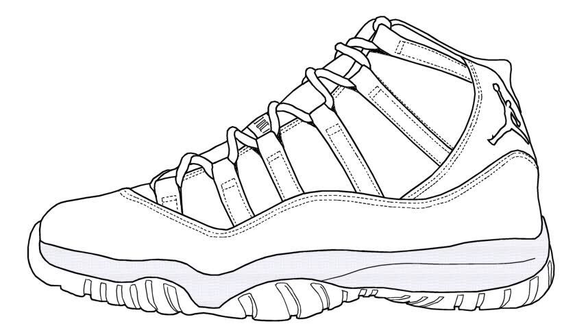 Free jordan shoe coloring pages download free jordan shoe coloring pages png images free cliparts on clipart library