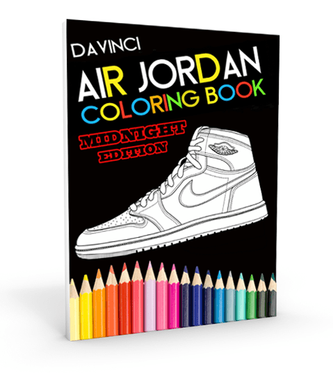 Air jordan coloring book midnight edition â