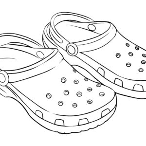 Crocs coloring pages printable for free download