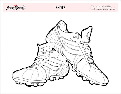 Dont be a heel print these shoe coloring pages and get to work