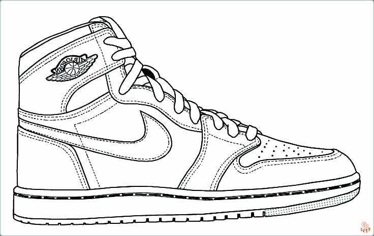 The best shoe coloring pages for kids